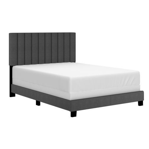 Jedd Platform Charcoal Bed
