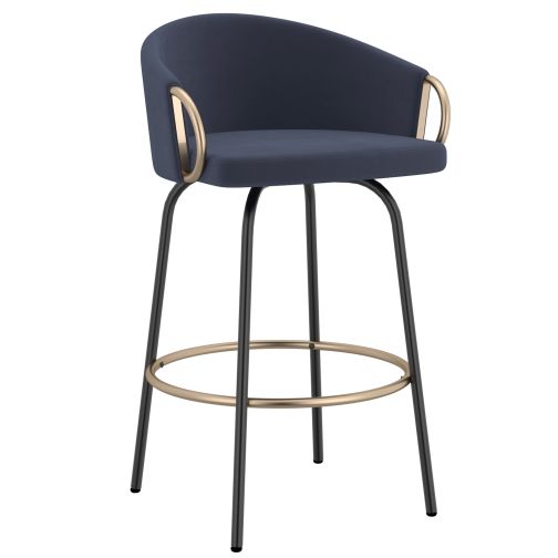 Lavo 26″ Blue Counter Stool