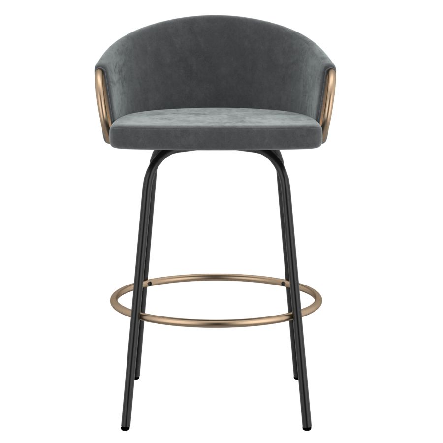 Lavo 26″ Grey Counter Stool
