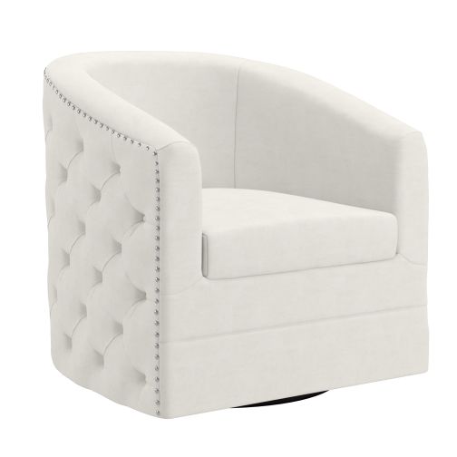 Velci Ivory Accent Chair