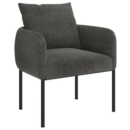 Petrie Charcoal Accent Chair