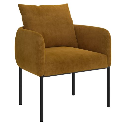 Petrie Mustard Accent Chair