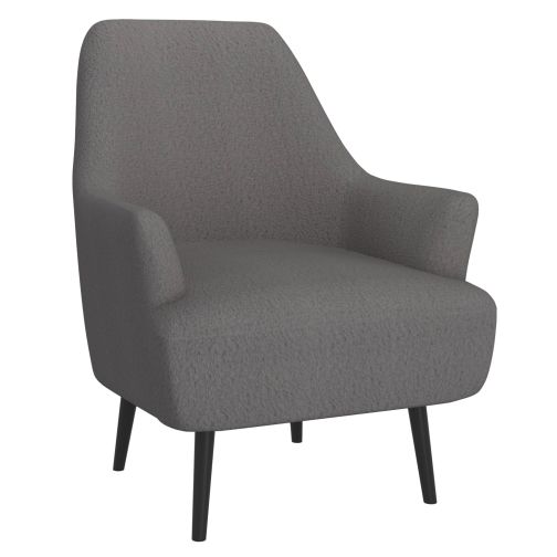 Zoey Grey Accent Chair