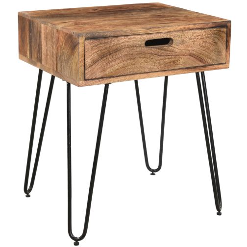 Jaydo Natural Burnt Accent Table